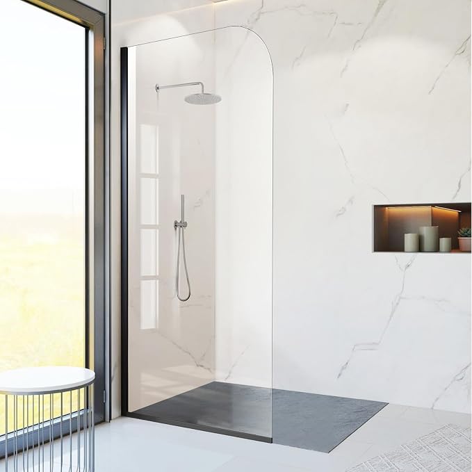 Glass Shower Panel, Simple Shower Door Panel by PHMUNY