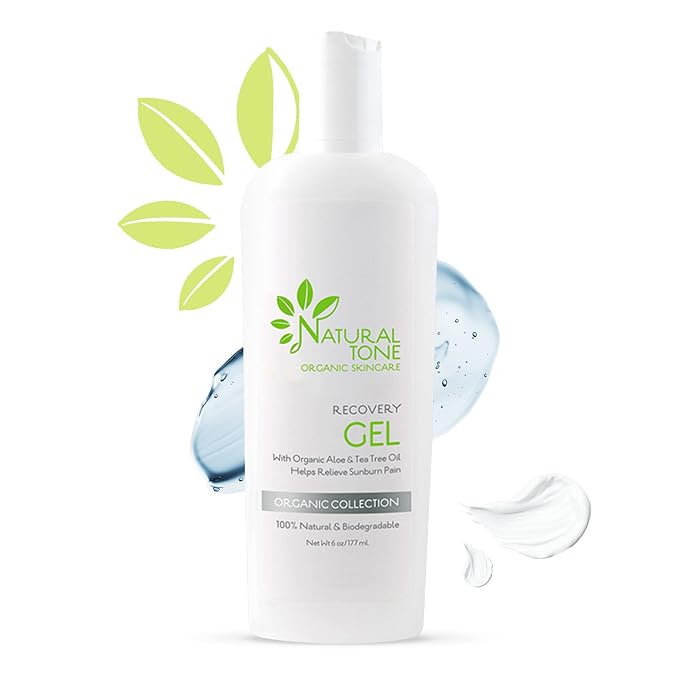 Aloe Vera Recovery Gel 6 oz by NaturalToneOrganicSkincare