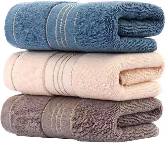 3 Pack Hand Towels for Bathroom, Cotton Soft Absorbent Decorative Hand Towel by Zuorery