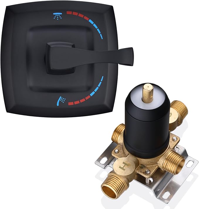 2 Way Shower Diverter Pressure Balance Mixing Valve by FULAIWANG