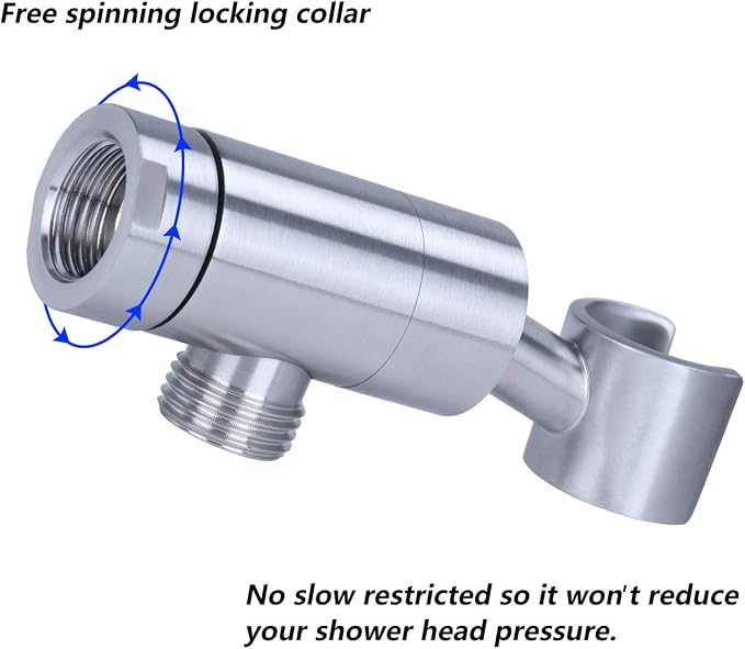 Shower Head Holder, Adjustable Handheld Shower Wand bracket, Hand held - Image 6