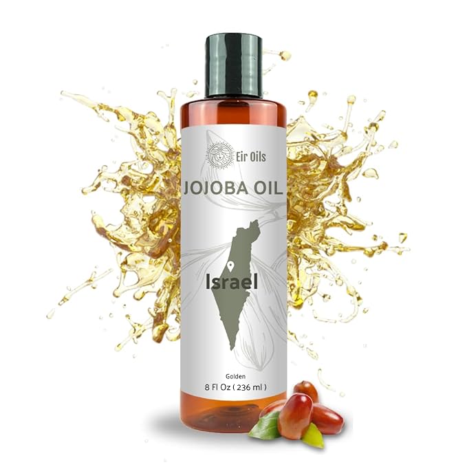 Jojoba Oil - Direct from EIR Oils' Farm in Israel - 100% Pure Carrier Oil by NaturePackaged
