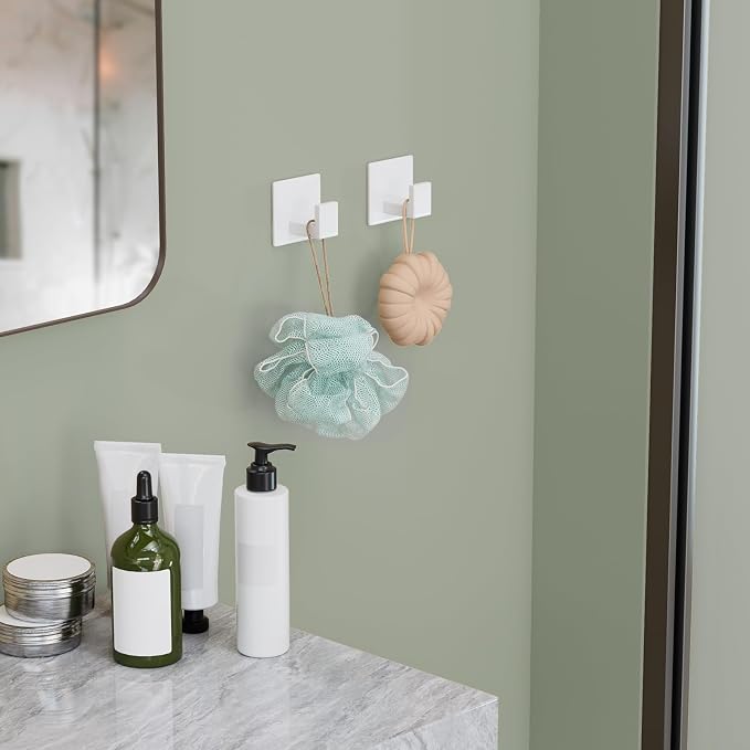 Adhesive Shower Hooks, Towel Hooks - Image 7