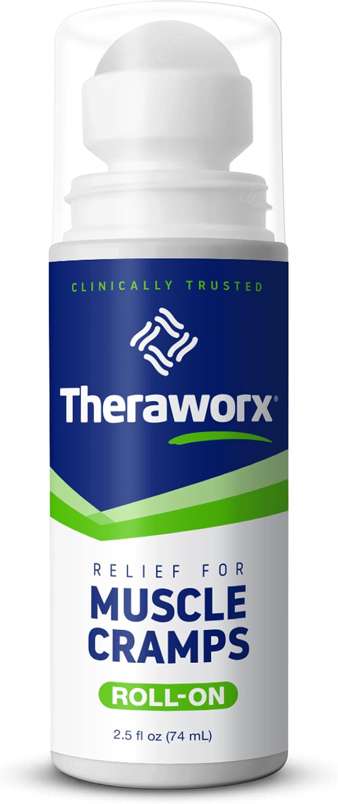 Theraworx Relief for Muscle Cramps Roll-On Fast-Acting Muscle Spasm, Leg by Theraworx