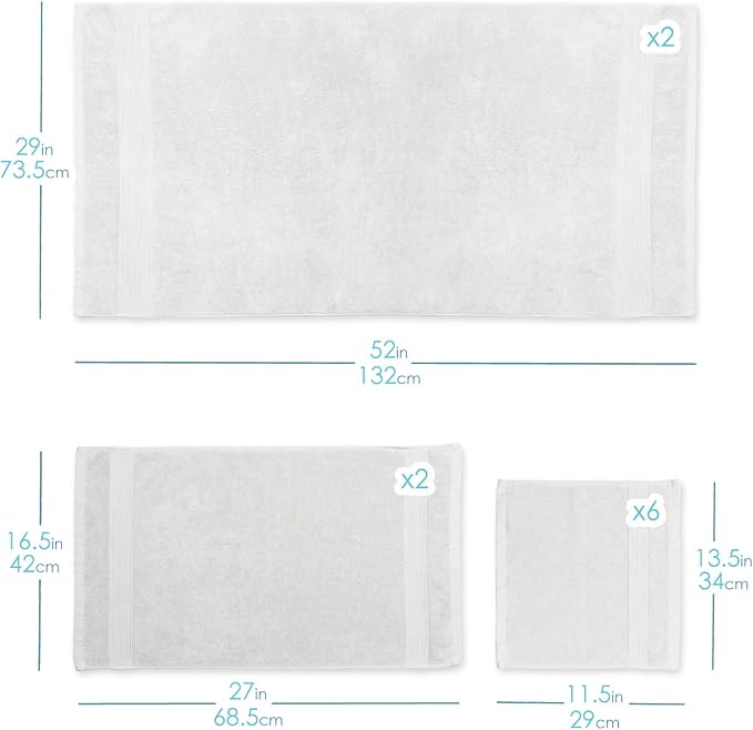 Hearth & Harbor Bath Towels for Bathroom - Image 8