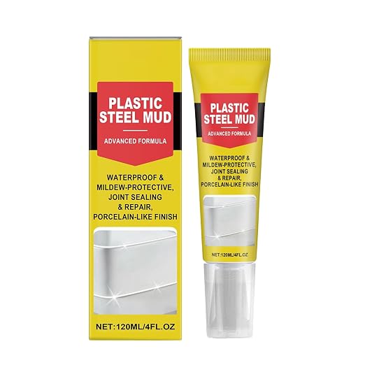 White Caulking Bathroom, 120ml Crack Proof Adhesive, Waterproof White Sealant by Unknown