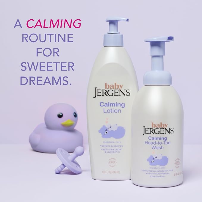 Jergens Baby Calming Head to Toe Foaming Wash, Baby Shampoo and Body Wash - Image 7