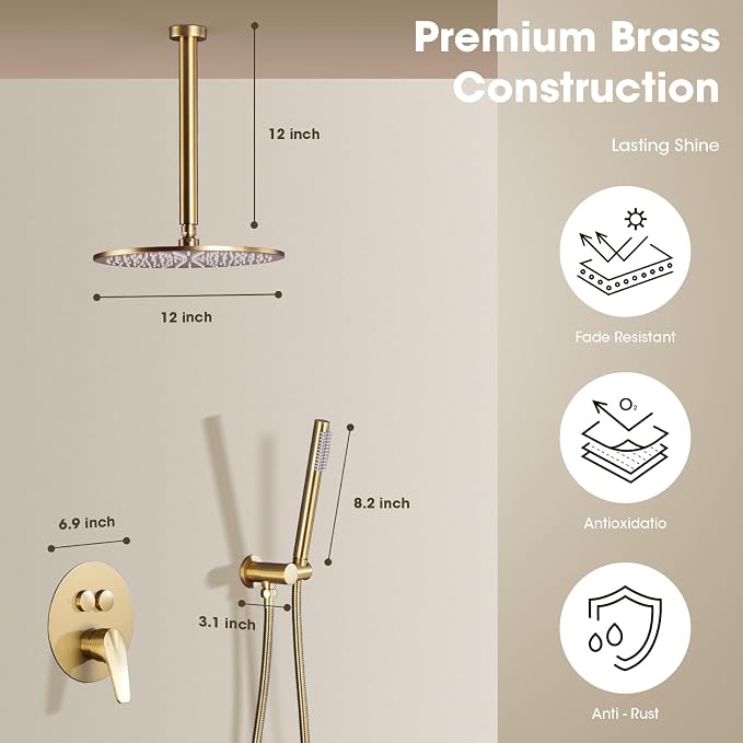 TRUSTMI 12 Inch Shower System - Image 7