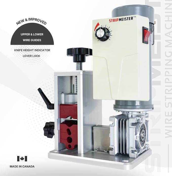 StripMeister E500 Pro Electric Automatic Wire Stripping Machine, Copper Wire - Image 5