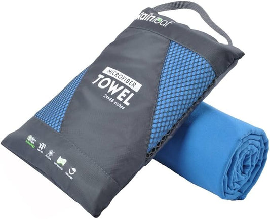 Rainleaf Microfiber Towel Perfect Travel & Gym & Camping Towel. Quick Dry by Rainleaf