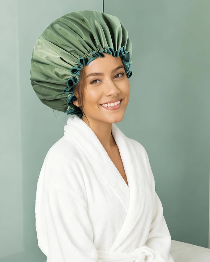 Aquior Shower Caps, Reusable Shower Cap - Image 9
