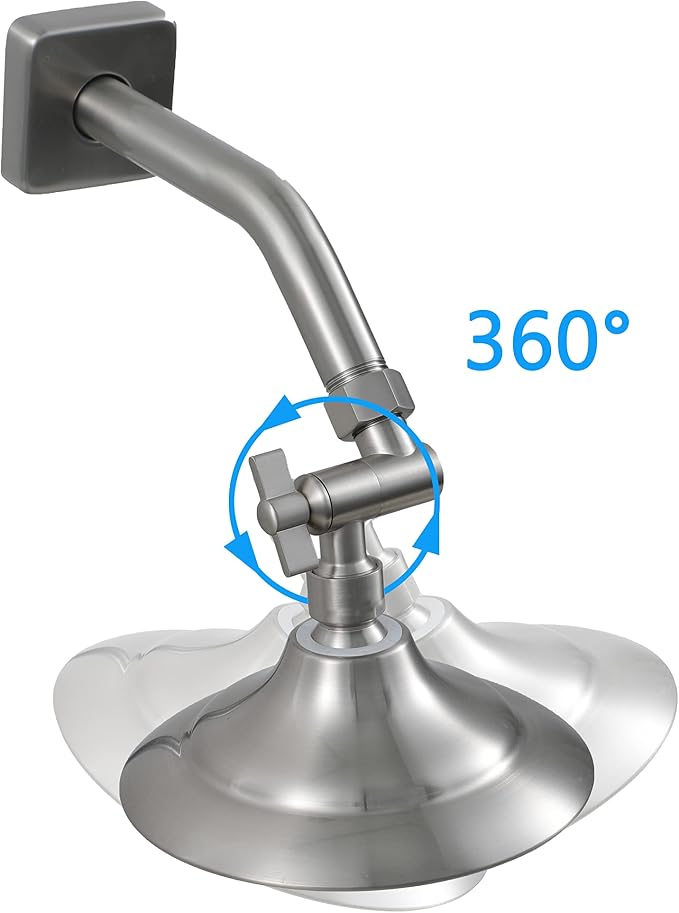 All Metal Shower Angle Adapter, Adjustable Shower Head Extension Adapter - Image 2