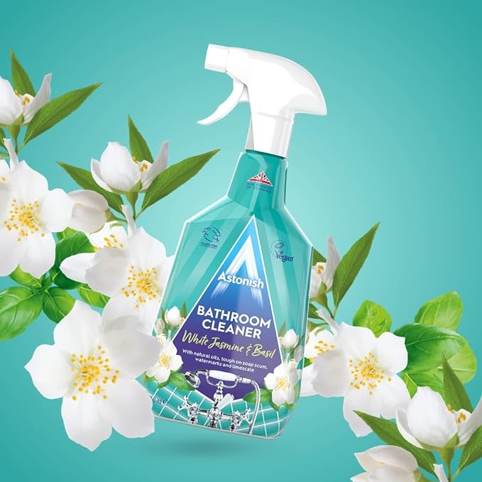 Astonish Streak Free Foaming Bathroom Cleaner Spray Bottle 3 Pack - Image 4