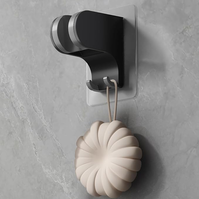 Hand Held Shower Head Holder Wall Mount, Shower Hose Holder Adhesive by HEROBAI