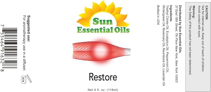 Sun Essential Oils Deep Muscle Relief Blend Oil Bulk - Image 2