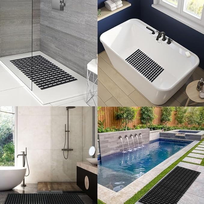 Bath Mat Non Slip Shower Mat Bathtub - Image 4