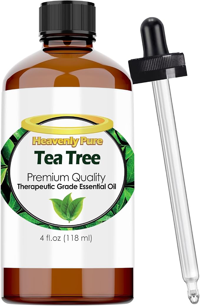 Tea Tree Essential Oil 4 oz Bottle by HeavenlyPure