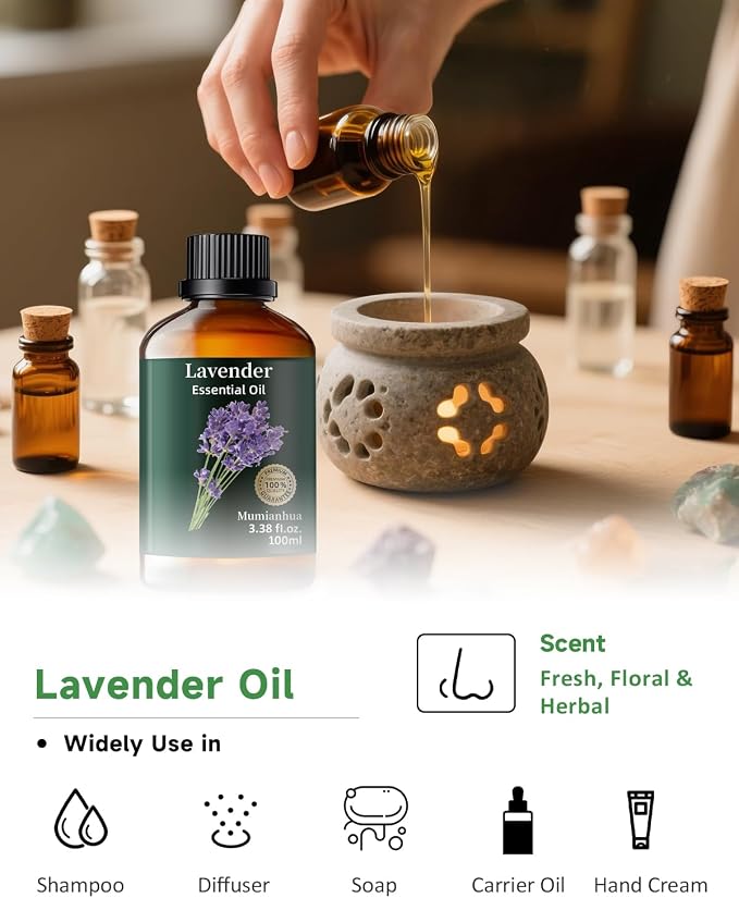 Pure Lavender Essential Oil, Mumianhua Natural Lavender Oil - Image 5