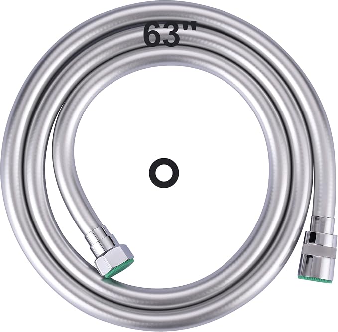 Aleasha 63-Inch Extra Long Shower Hose Extension by ALEASHA