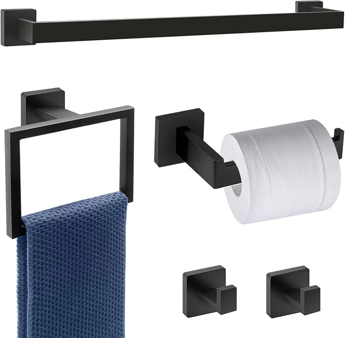 5-Piece Bathroom Hardware Set by Dorudonatrox