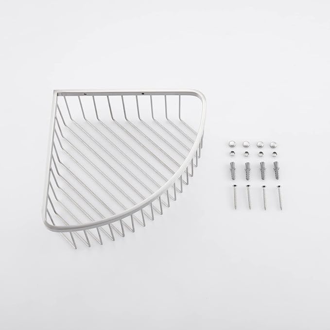 Bathroom Shower Caddy Corner Shelf Basket, Ultra Sturdy Rust-Proof Stainless - Image 6