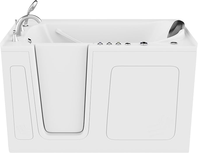 ANZZI Tubs Series Left Drain Quick Fill Walk-In Whirlpool and Air Tub - Image 2