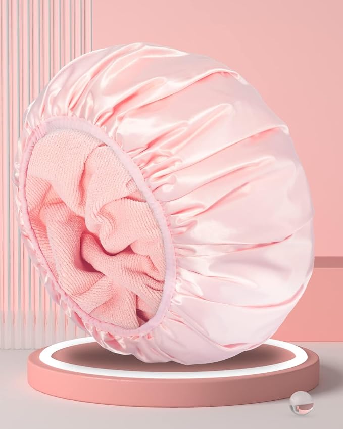 Aquior Shower Cap, Triple Layer Shower Cap - Image 7