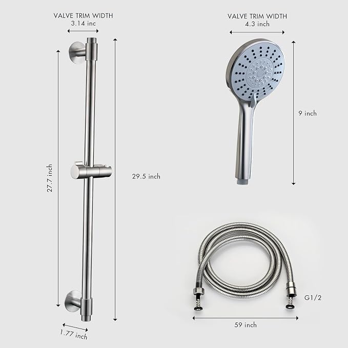 Adjustable Shower Slide Bar - Image 8