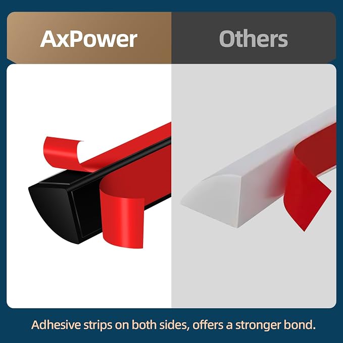 Flexible Quarter Round Molding Trim, Self Adhesive Wall Trim Mini Peel and - Image 3