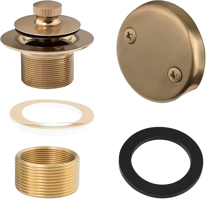 Champagne Bronze Lift & Turn Tub Trim Set by Artiwell