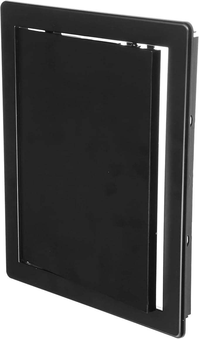 8" x 10" Black Plastic Access Panel by Unknown