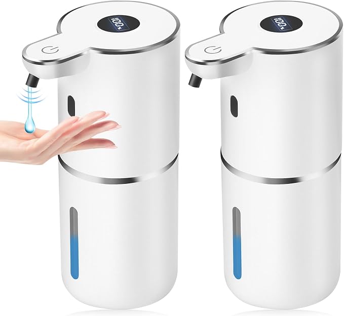 2 Pack Automatic Soap Dispenser, Upgraded 2025 Automatic Liquid Soap Dispenser by VZZNN
