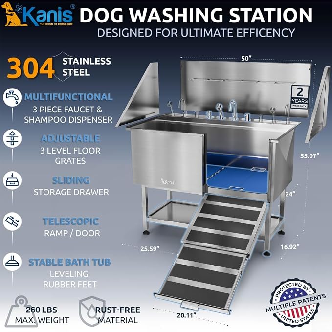 KANIS Professional Dog Washing Station - Image 2