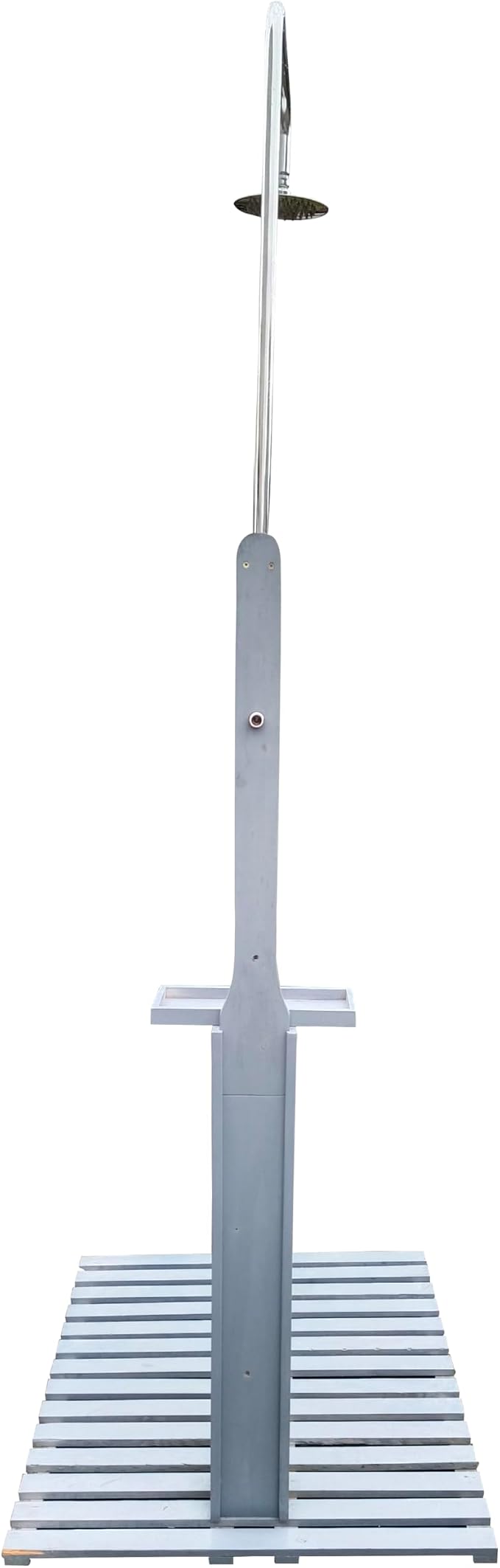 Outdoor Pool Shower Kit Portable Wood Outdoor Garden Pool Shower - Image 9