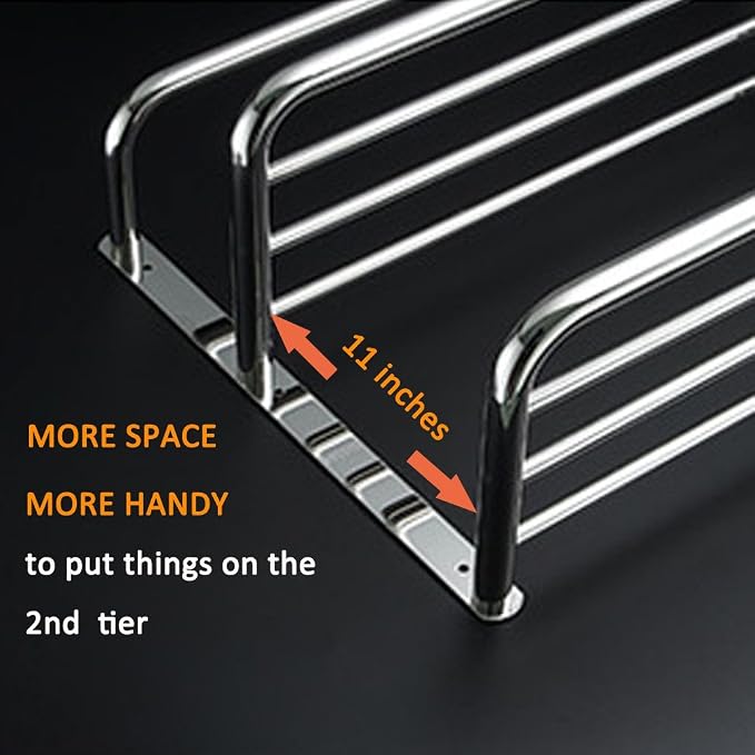 LUANT 30 Inch Bathroom Shelf 3-Tier Wall Mounting Rack - Image 8