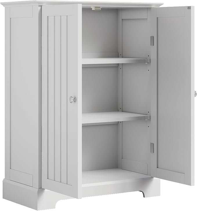 ChooChoo Bathroom Floor Cabinet, Modern Bathroom Storage Cabinet - Image 9