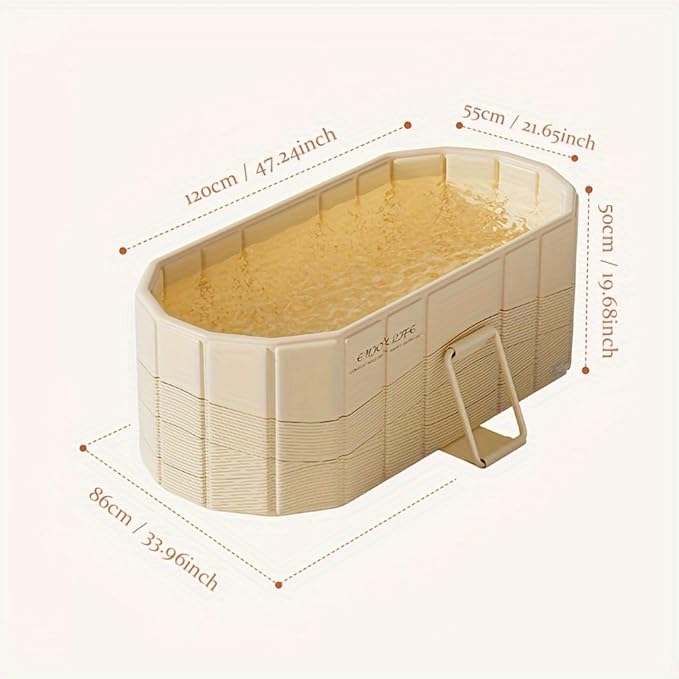 47" Portable Insulated Ice Bath Tub - Image 4