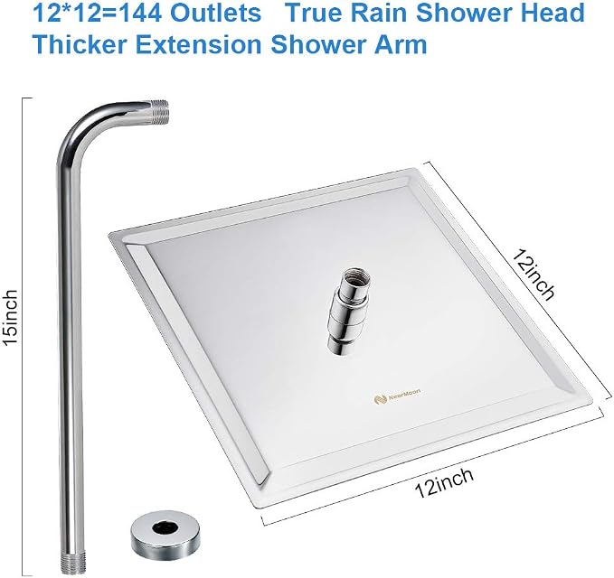 NearMoon Square Rain Shower Head - Image 4