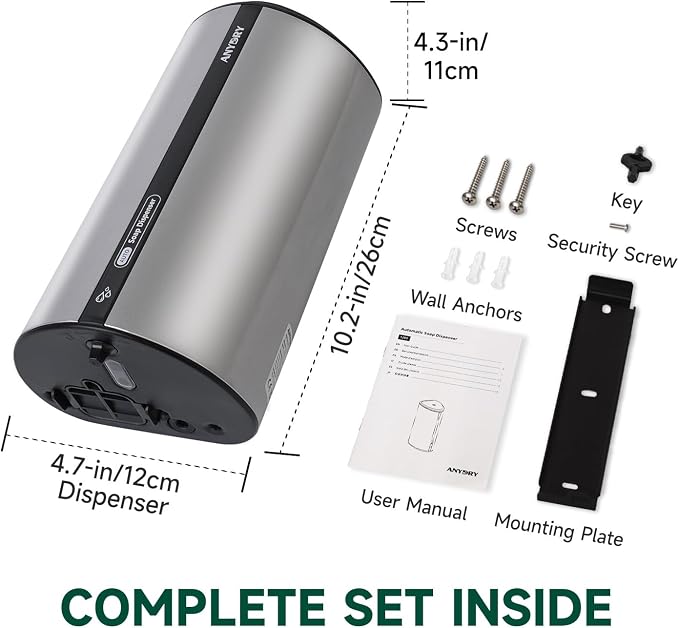 29fl.oz/850ml Commercial Automatic Liquid Soap Dispenser Wall-Mounted Large - Image 7