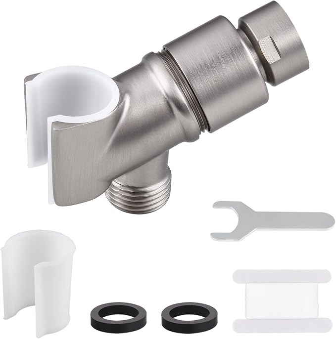 All Metal Handheld Shower Head Holder, Adjustable Shower Wand Holder by Unknown