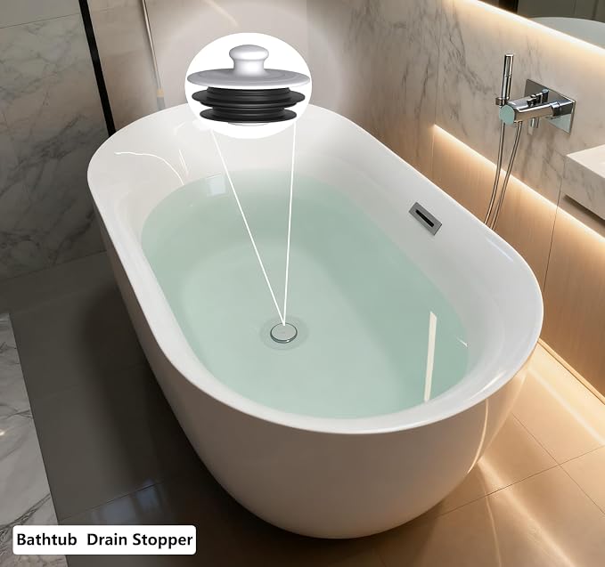Bathtub Drain Stopper, Bathroom Sink Stopper，Drain Stopper, Sink Plug, Drain - Image 2