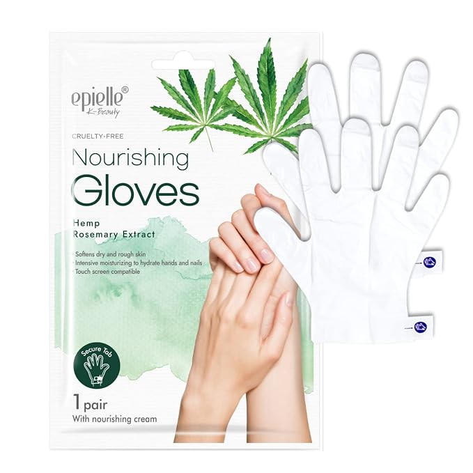 Epielle Nourishing Hand Mask 6 Pairs, Repair and Soften - Image 6