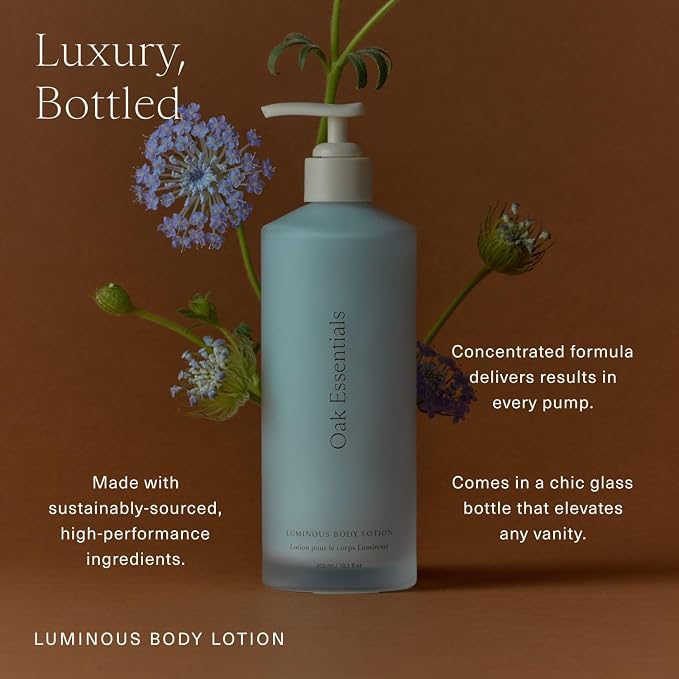Oak Essentials Luminous Body Lotion | Hydrating Blue Tansy Body Cream - Image 5