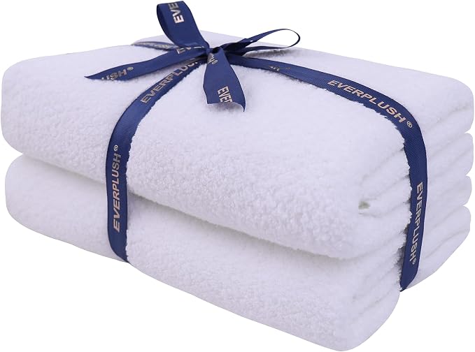 Everplush Oversized Bath Towels Sheet– 2 Pieces, Super Soft & Highly Absorbent by Everplush