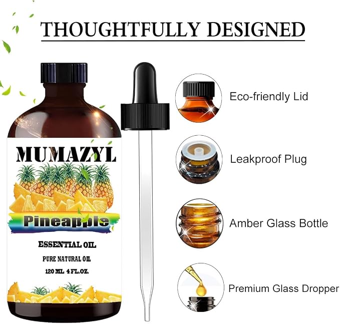 Pineapple Essential Oil, Pineapple Oil 4 Fl Oz 120ML - Image 2