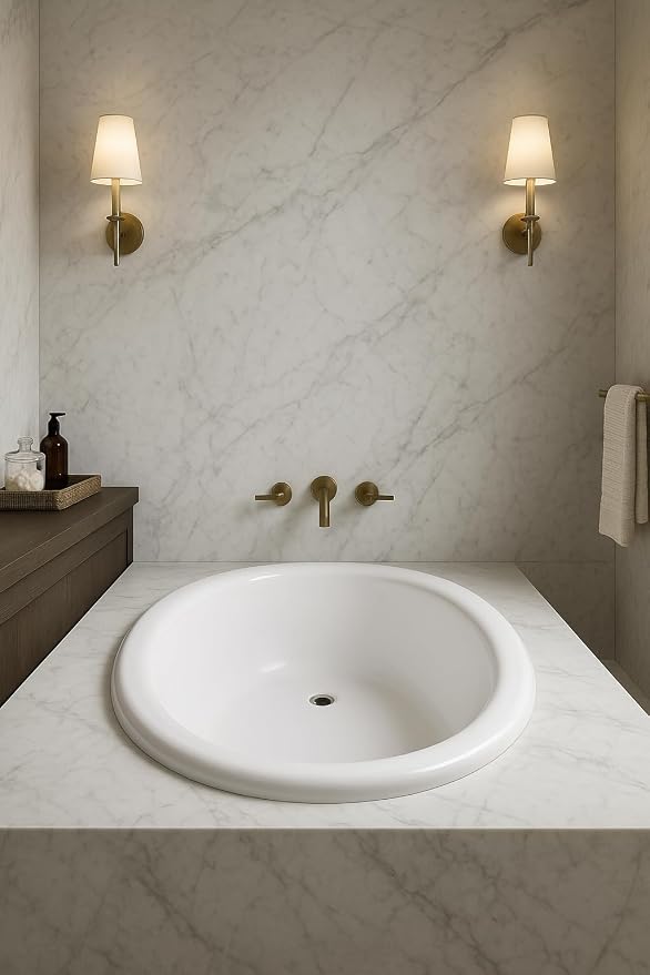 Carver Tubs - DJO5839 - Modern White Fiberglass Soaking Bathtub - Image 4