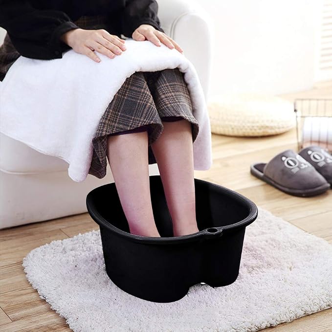 Foot Soaking Bath Basin, Large Size Feet Massager Tub, At Home Spa Pedicure - Image 3