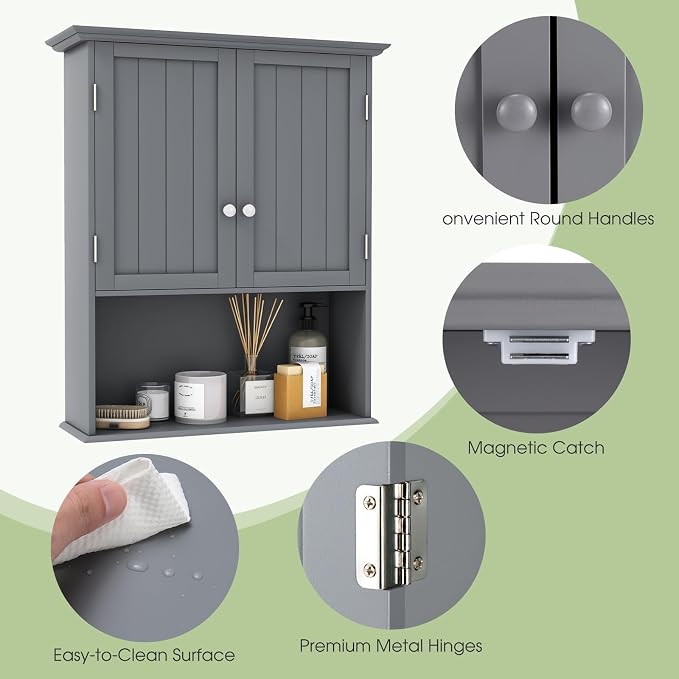 Safeplus 28" H x 23.5" W Wall Mount Medicine Cabinets - Image 8