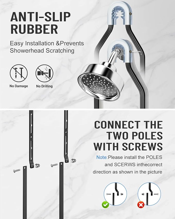 Adjustable Shower Caddy Hanging - Image 6