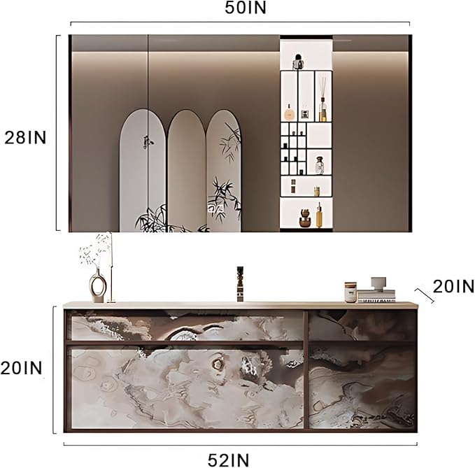 52IN Modern Bathroom Vanity - Image 2